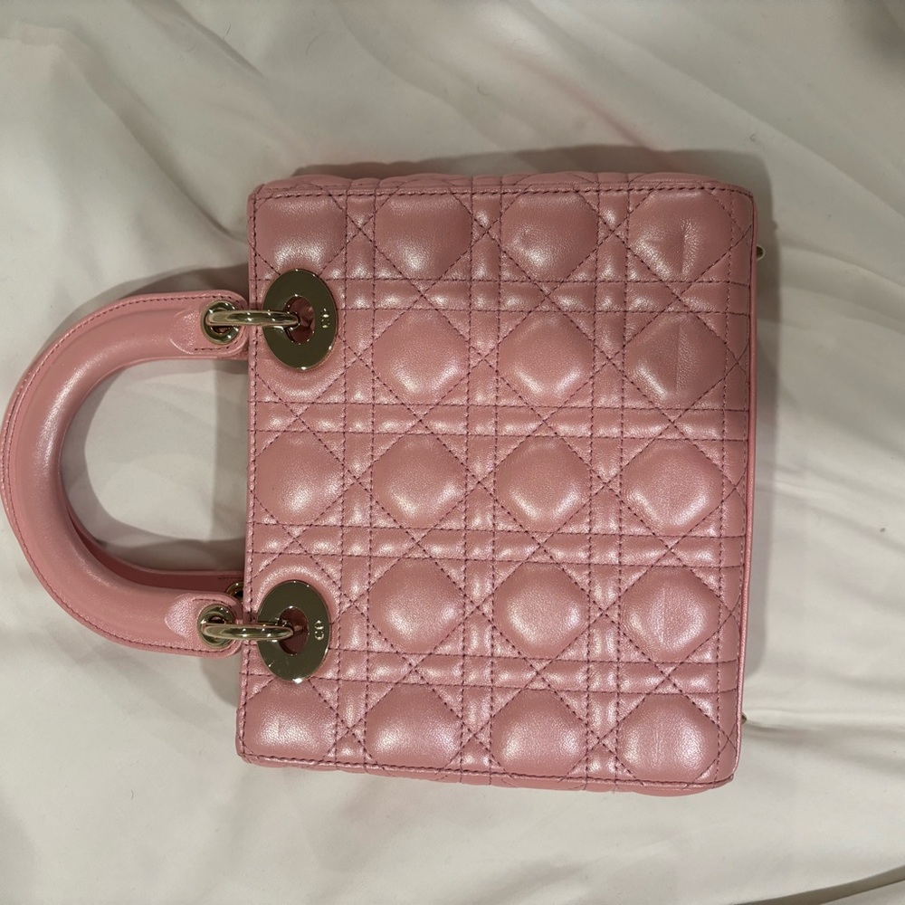 Small iridescent pink lady Dior - Picture 3 of 8